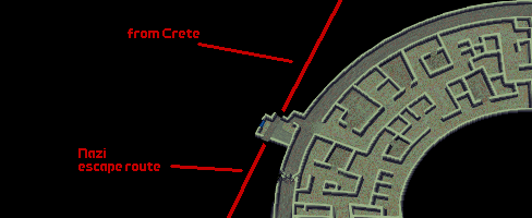 Colossus escape route.
